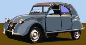 2CV motor car