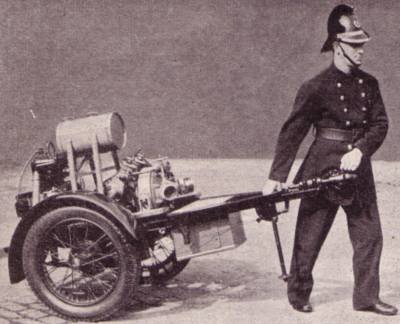Portable fire pump from 1937