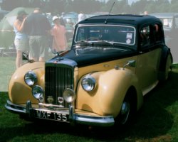 Photo of post war Alvis saloon