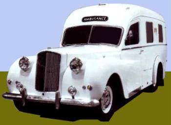 Typical ambulance of the 1950s