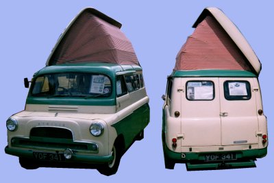 Typical Mid 1960s Bedford dormobile