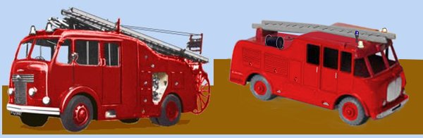 Enclosed 1950s and 1960s Fire Engines