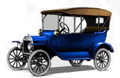Sketch of Model T Ford