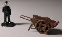 Photo of a model of a model hand cart
