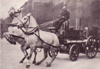 Photo of a Horse drawn Fire Engine