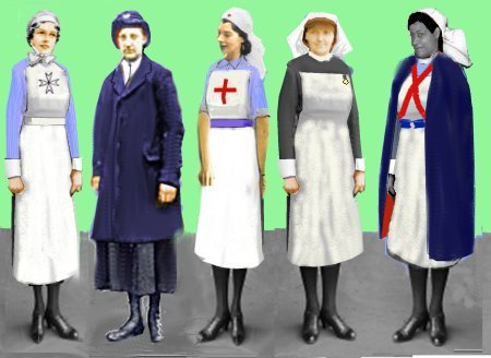 Typical Nurses uniforms