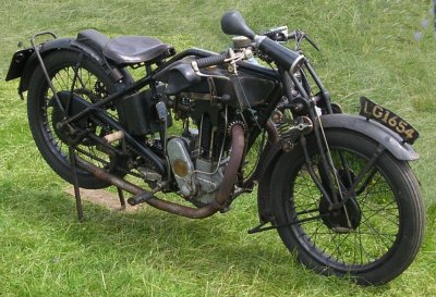 Photo of a Generic later 20's or early 30's motorcycle