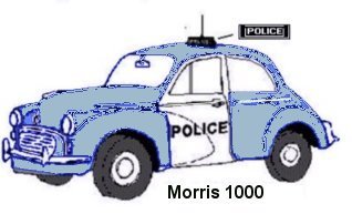 1960s Police Panda Car