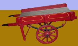 Tram parcels delivery cart