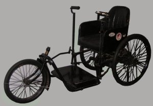 Photo of a typical hand propelled invalid carriage