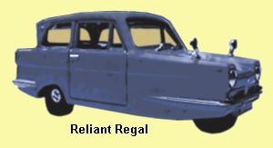 1960 Reliant Regal three wheeler