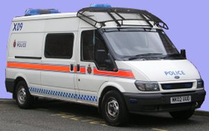 Riot equipped Police van 2006