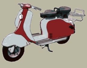 Early scooter from 50s