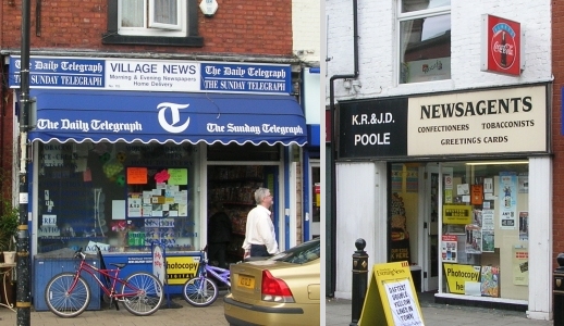 News agents shop