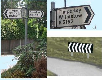 British post 1960s road signs