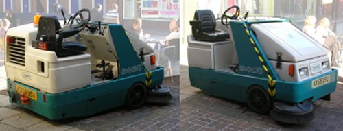 2006 pedestrian area sweeper