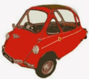 Trojan bubble car, built to a Heinkel design