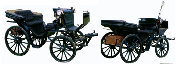 A 'Victoria' two-horse coach