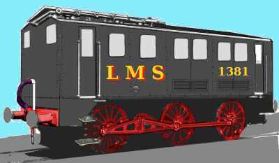 Sketch of  LMS No. 1831 loco