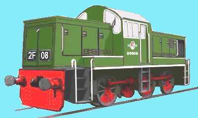 Sketch of a Class 14 loco