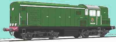 Sketch of a Class 15 loco
