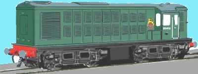 Sketch of a Class 16 loco