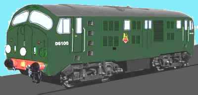 Sketch of a Class 21 loco