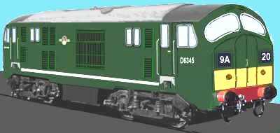 Sketch of a Class 22  loco