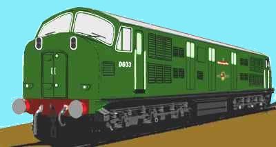 Sketch of a Class 41 loco