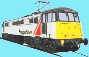 Sketch of class 87 loco