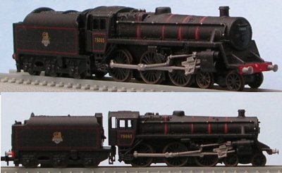 Model of a BR Class 4 loco