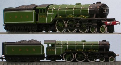 Model of an LNER loco