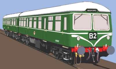 Sketch of a Class 105 DMU