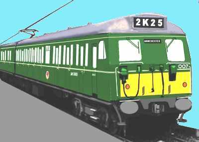 Sketch of Class 304 four  car unit