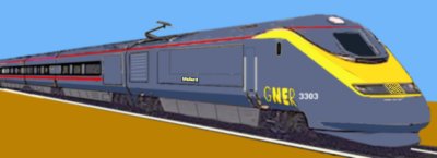 Sketch of GNER Mallard unit