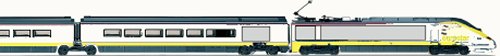 Sketch of Eurostar train unit