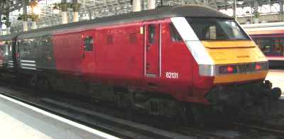 Photo of a Mk 3 driving trailer coach in  Virgin livery