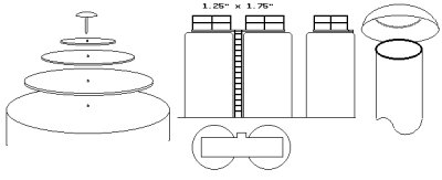 Sketch showing methods for making tank tops