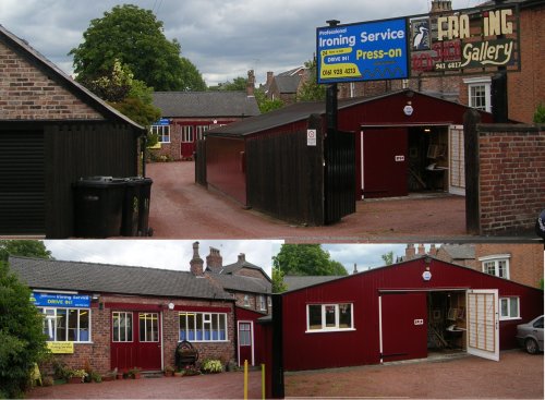 Photos of a former builders yard