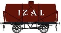 Izal tank wagon livery