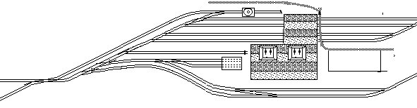 Sketch showing layout of British Large coal mine