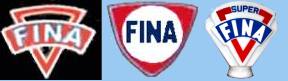 Sketch showing Fina tank branding