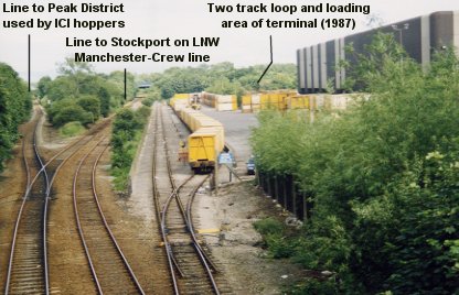 Photo showing entrance to Northenden terminal