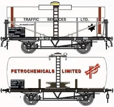 Sketches of  BR ferry tanks