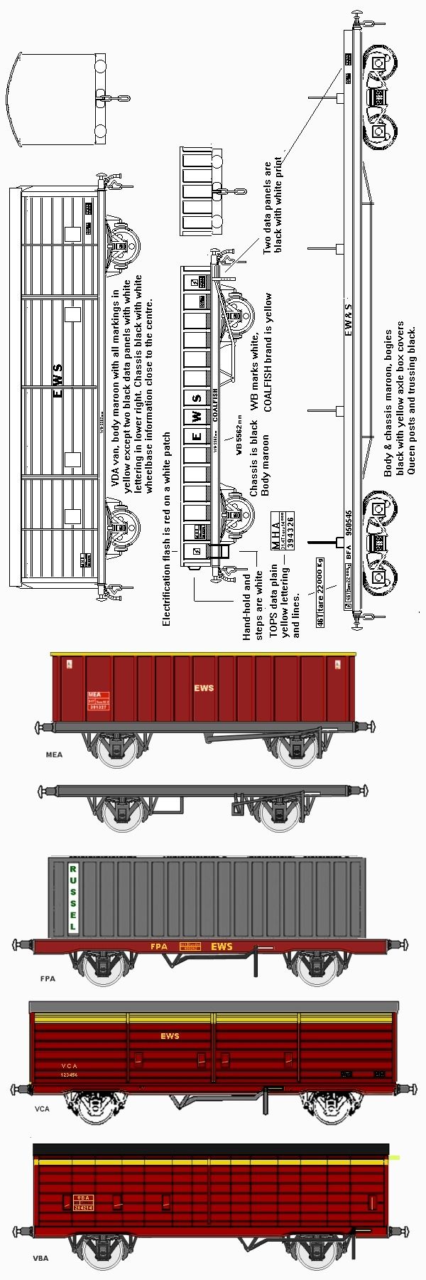 EWS Freight Livery