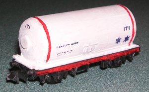 Photo of model Shell BP vacuum braked LPG tank