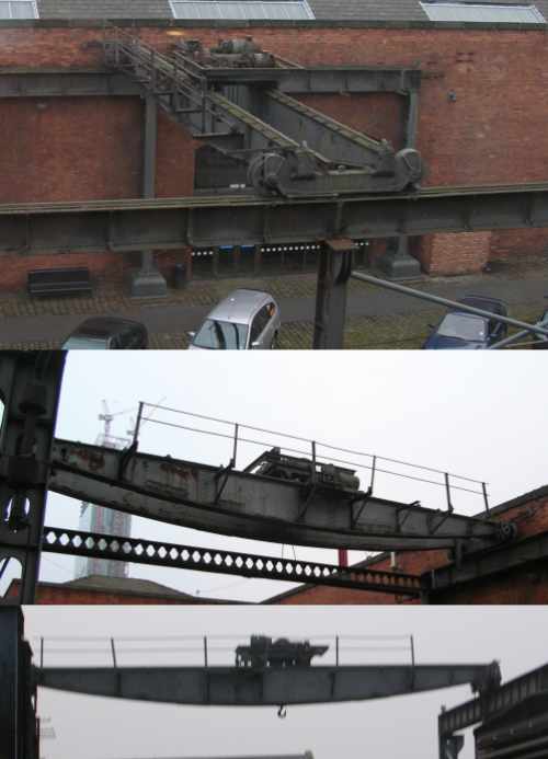 Gantry crane at Manchester Science Museum