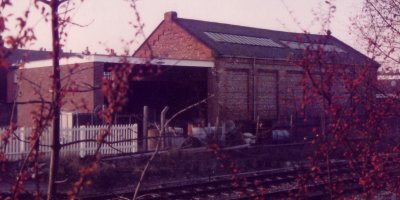 Photo of Hale goods shed rear elevation