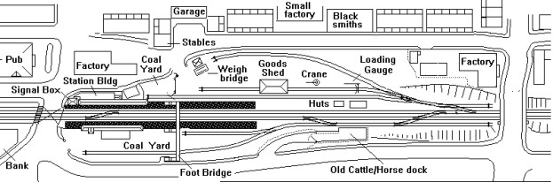 sketch of Hale station track plan
