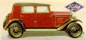 Sketch of the Riley Monaco saloon of the later 1920s